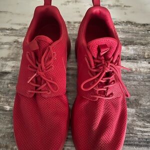 Nike Roshe Red Sneakers
